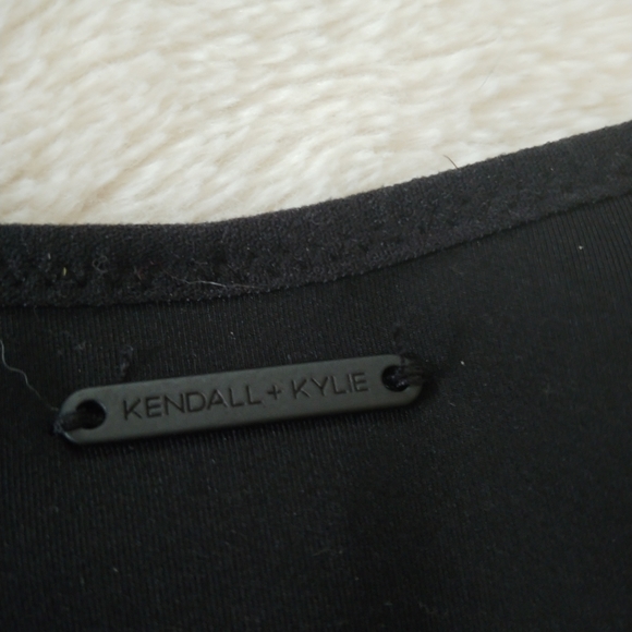 Kendall and Kylie black Velvet Cabana one piece - Picture 2 of 3